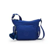 【KIPLING】『牛角包』（網路獨家款）熾藍色小巧多層側背包-GABBIE MINI 女包