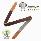 【三木樂器】aNueNue 窄版 細鳥背帶 鳥吉他背帶 吉他背帶 烏克麗麗背帶 肩帶 貝斯 烏克麗麗 羊毛氈麻布 銀灰