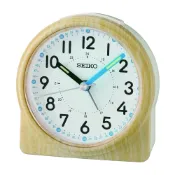 附發票 9.1X8.6公分【時間光廊】SEIKO 日本精工 滑動式秒針 燈光 QHE210Y 貪睡 鬧鐘 QHE210B