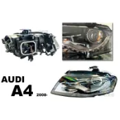 小亞車燈＊全新 AUDI A4 11 2008 2009 2010 2011 原廠型HID版 無轉向 大燈 頭燈