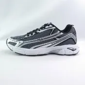 【FILA】男款 Circuit 復古慢跑鞋 運動鞋 (1J907A080黑/銀)