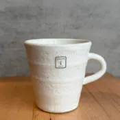 (店+)日本製 六魯手工 雪粉引馬克杯 咖啡杯 手工茶杯 日本食器 六魯杯 陶杯 水杯 馬克杯 日本食器