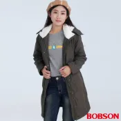 BOBSON 女款鋪棉風衣長版外套(84101-46)