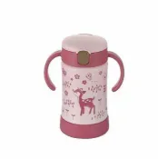 馨兒美嬰童館 Richell利其爾TLI不鏽鋼吸管保溫杯300ML(4945680201308花間鹿) 745元