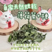 🏡龍貓安親班-板橋店🏡［天然自家栽種］天然烘乾薄荷葉＋梗 草本零食 天然點心 龍貓 兔子 天竺鼠 倉鼠適用