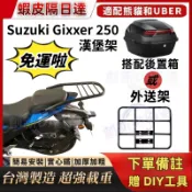 【附發票】Suzuki Gixxer 250 漢堡架 Gixxer250 專用后架（附配件) 實心鐵後架 平台外送架