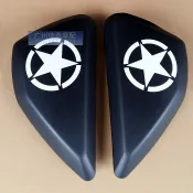 【台灣出貨】野狼機車側蓋適用臺灣野狼125復古改裝側蓋油箱邊蓋光固化烤漆