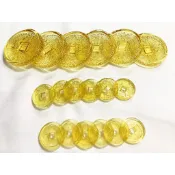 【Cristal 水晶工坊】金幣 琉璃 開運 招財