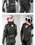 〈限時下殺〉丹尼斯DAINESE AVRO 4 Racing3 LADY女款摩托車機車牛皮防摔皮衣