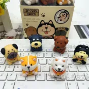 【本物研究所🎨】✨臺灣-出貨✨寵物狗狗公仔橡皮可愛3D立體卡通膠擦國小生幼稚園獎品高顏值文具