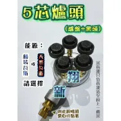 🐴免運費🐴翔新大廚房設備◇全新【5芯爐頭(含黑頭)】黑頭+爐盤/黑頭銅身爐芯/營業用低壓爐具/噴火爐梅花爐單管爐瓦斯海產