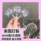 【可客製化】【應援】透扇訂製 迷你透扇 大透扇訂製 明星周邊 mini透明小扇子 PVC 應援透明扇 來圖訂製 小禮物
