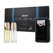 ARMAF Club De Nuit Man 狂歡俱樂男旅行二入組 (香精12ml + 香氛滾珠油 12ml) 附收納磁性硬盒 平行輸入