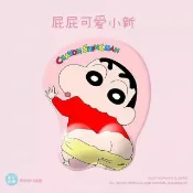 宜百家 護腕滑鼠墊手腕墊 蠟筆小新護腕滑鼠墊可愛屁股3D硅膠墊-滑鼠護腕墊