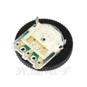 【光達電子】齒輪電位器 B203 20K 單聯 撥盤電位器 16*2MM(盤厚度)(5個)