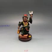 【新品*熱銷】七爺八爺黑白無常牛頭馬面神像五殿將軍二爺家用供奉樹脂擺件