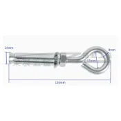 (店+)14mm 304不鏽鋼壁虎掛鉤 膨脹螺絲 壁虎鉤 壁虎 掛勾 吊環 膨脹螺絲掛鉤 不鏽鋼壁虎 掛鉤 吊鉤壁虎