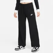 NIKE 長褲 女款 運動褲 中腰 寬褲 薄絨 AS W NSW CLUB FLC MR PANT WIDE 黑 FB2728-010