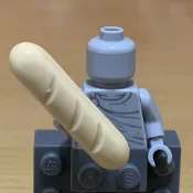 【老皮】【特價】樂高 Lego 食物 長棍 法國麵包 沙色 4342
