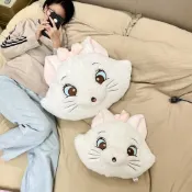 🎈公仔🎈ins風可愛卡通動漫少女心瑪麗貓造型車載腰靠車枕抱枕毯子包