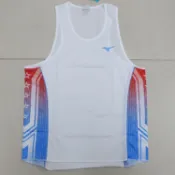 *世偉運動精品* 美津濃 U2TA0A02  白.黑,红 3色 男 田徑 馬拉松 路跑 競賽 背心 最大尺碼5XL SK