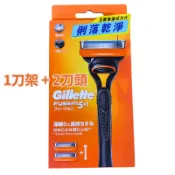Gillette 吉列Fusion鋒隱系列刮鬍刀 (1刀架2刀頭) 獨特5層彈性感應刀