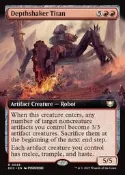 魔法部屋MTG無框EOC 指揮官 Depthshaker Titan  【英文Mint】