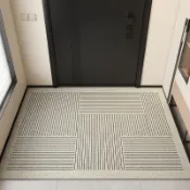 台灣出貨 絲圈進門除塵腳墊家用大門口玄關防滑地墊耐臟簡約可裁剪定制地毯