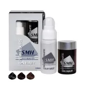 (店+)【Super Million Hair】SMH 絲密赫 髮纖維 10g+髮噴霧60ml (試用裝)_黑/深棕/淺棕（遮飾稀疏髮絲）_日本進口