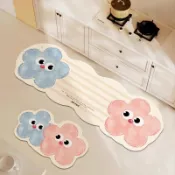 可愛 可客製 吸水吸油 止滑 廚房地墊 矽藻土地墊 珪藻土軟地墊 軟式硅藻土地墊 腳踏墊 浴室 長地墊 地毯 防滑