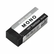 振新文具坊 TOMBOW 蜻蜓 PE-01AB MONO極黑橡皮擦(小)