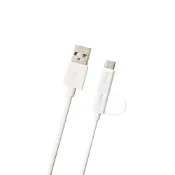 (店+)【NOKIA】諾基亞 二合一 快充線 100cm Type-c Micro USB 充電線 3A 傳輸線 QC3.0 快充