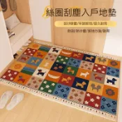 【客製化】卡通 多巴胺 入戶門 地墊 可裁剪 絲圈地毯 玄關 換鞋墊 大門口 門外 防滑墊