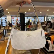 COACH美國outlet款 Teri女士半月包 腋下包手提側背包 肩背包