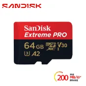 【三井3C購物網】【SanDisk】ExtremePRO microSDXC 64GB 記憶卡