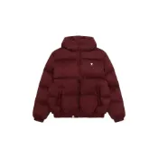 (店+)AAPDNM7725XXP Aape FW25 猿人小標徽章連帽拉鏈羽絨服 男款