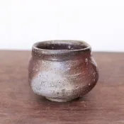 備前燒 備前杯 (附木盒) gi-067