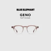 【BLUE ELEPHANT】GENO half brown MAIN一般款式 抗藍光眼鏡 鏡框 附盒 官方旗艦店
