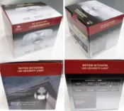 免運～外銷美國COSTCO產品3燈LED紅外線感應燈寬角度高靈敏度人體感應燈～產品型號：5340