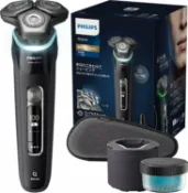 及時雨 生活好物選品 Philips S9986/50 Shaver Series 9000 乾濕兩用電動刮鬍刀 Quick Clean Pod清洗組 黑色