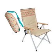 (店+)GO SPORT-福利品-希拉雅系列三段躺椅+全新頭枕-沙色 摺疊椅 躺椅 椅子 露營椅 發呆椅 露營