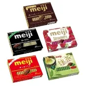 【Meiji 明治】牛奶巧克力/黑可可製品/草莓夾餡可可製品/Himilk牛奶可可/抹茶可可(26枚盒裝*6盒/箱)