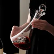 宜百家 醒酒器 水晶玻璃材質網紅高端新款冰山醒酒器紅葡萄酒快速醒酒器奢華高檔紅酒分酒器