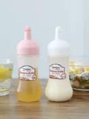 協貿國際日用品生活11館 日式沙律果醬擠壓瓶子大口徑蜂蜜分裝密封容器壽司番茄醬涂抹神器