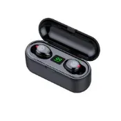 真無線藍牙耳機 TWS F9 藍牙 耳機 5.1 可做 手機支架 LED顯示 IPX7防水 Bluetooth 無線耳機