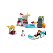 (店+)【CATTYLEGO 貓咪樂購】樂高 × Disney/迪士尼 迪士尼冰雪奇緣2系列 安娜的獨木舟 塑料積木 108pcs 41165