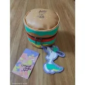 大阪環球影城 snoopy 漢堡包 化妝包 小物包