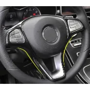 ~歐力斯~賓士 BENZ W205 C180 C200 C250 C300 方向盤裝飾片 方向盤飾框 方向盤裝飾框