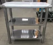 冠億冷凍家具行 【台灣製造】加強型不鏽鋼工作台6尺X1.5尺X3層/不鏽鋼料理台白鐵桌6尺X1.5尺X3層