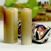 【璞藝雅舍】日本風赤牛角開運印鑑(6分)